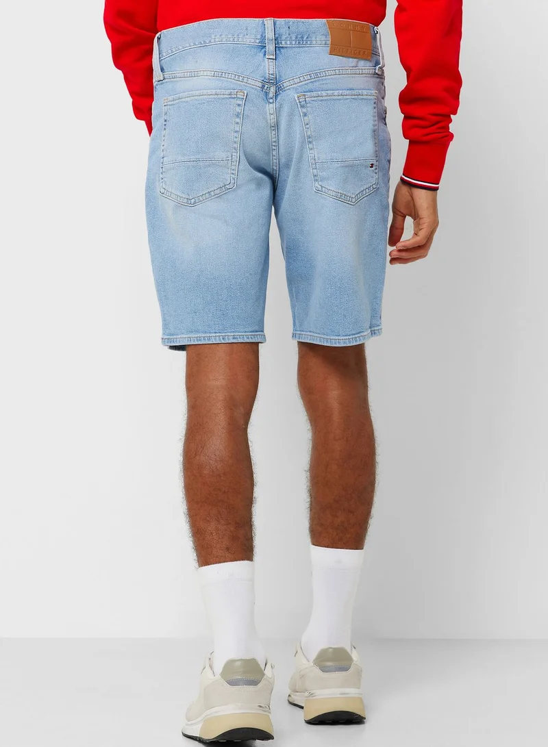 TOMMY HILFIGER Light Wash Denim Shorts