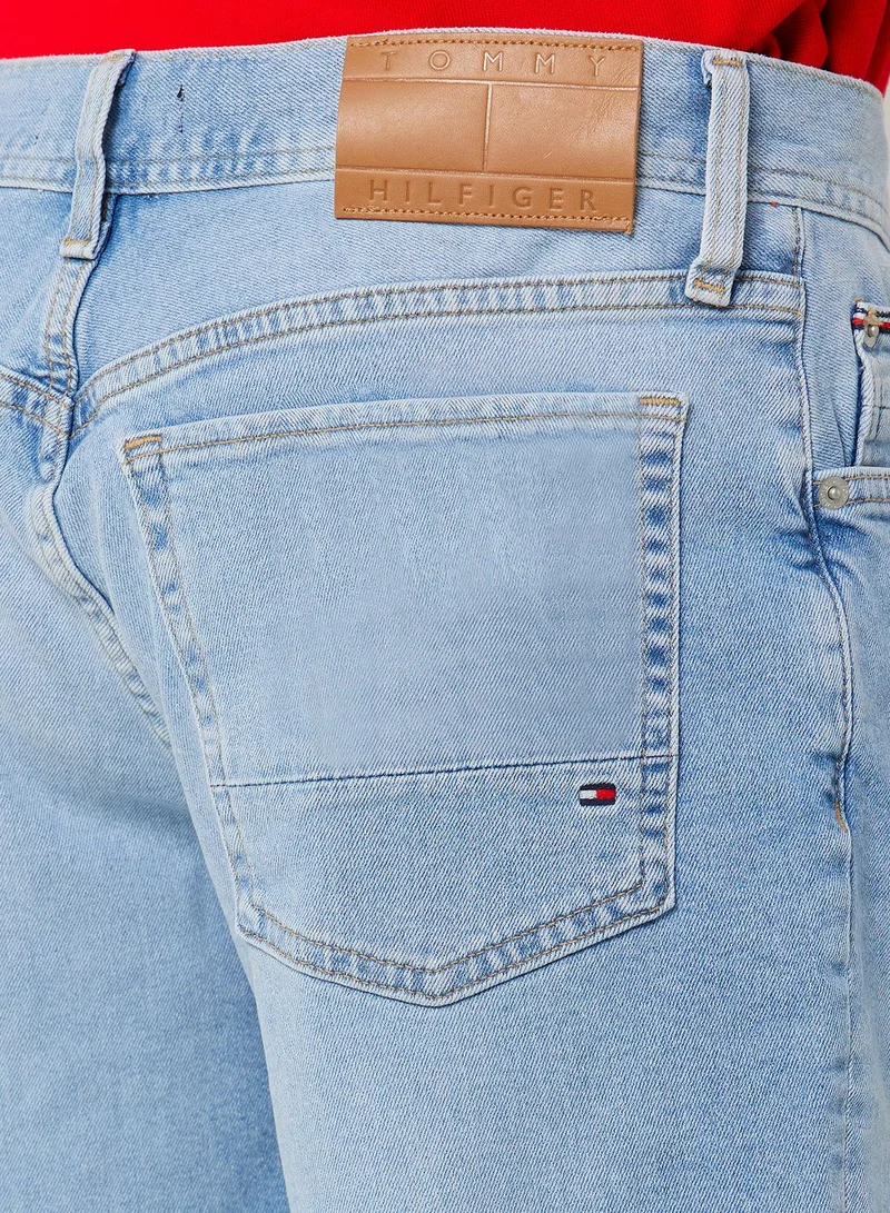 TOMMY HILFIGER Light Wash Denim Shorts
