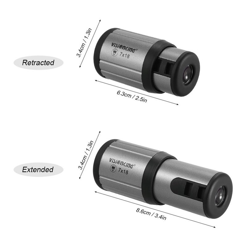 Visionking Compact Monocular Telescope Pocket Scope Ultra-Light 18 Monocular - Image 4