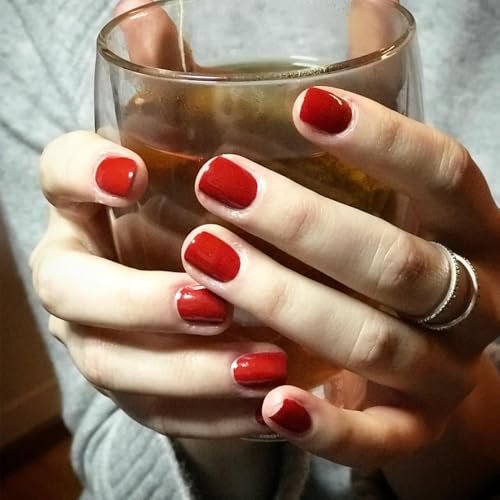 Dazzle Dry Mini Kit 4 Step System - Holly Berry - A semi-sheer true red. Semi-sheer cream. (5 Piece Kit / 5 Manicures) - Image 5