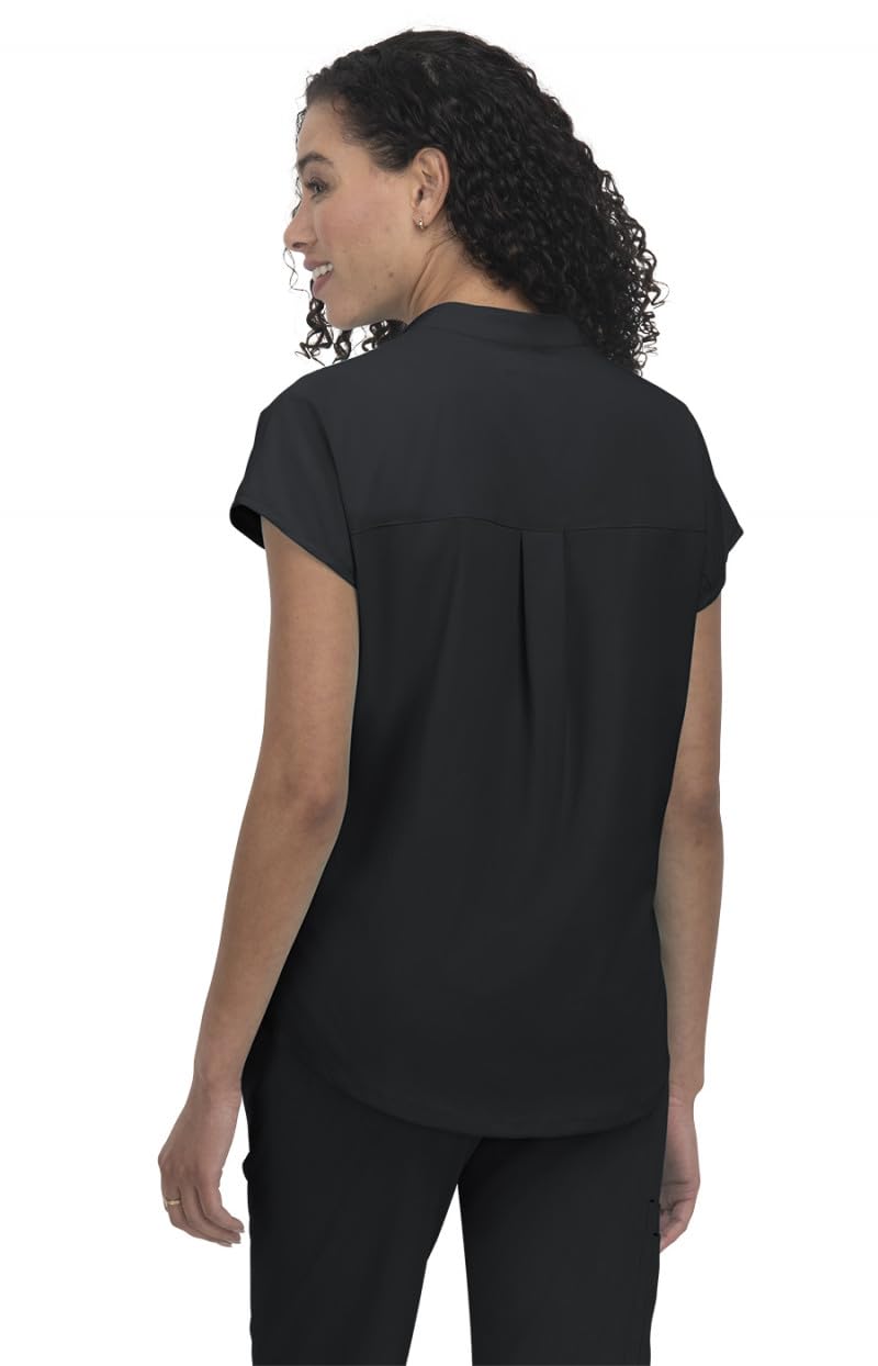 KOI Basics Women's Ari 1-Pocket Scrub Top Black X-Large - Image 3