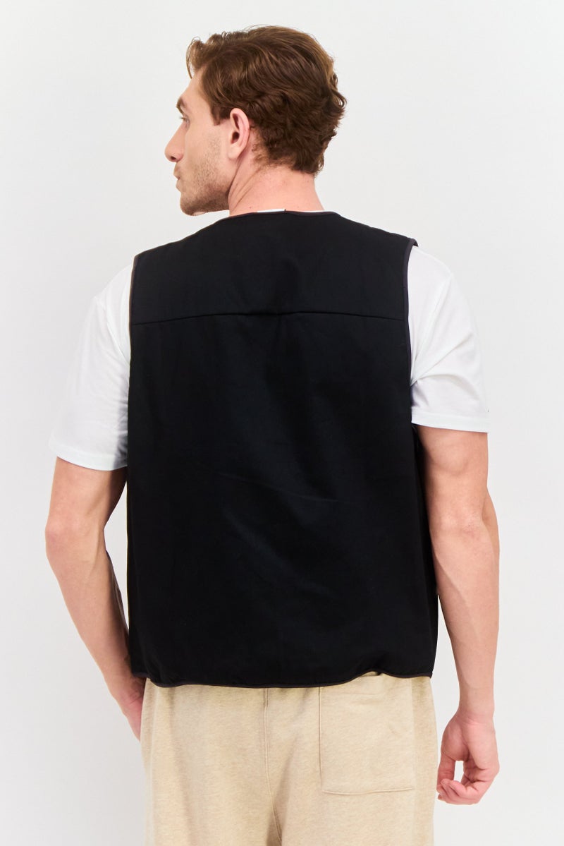 PUMA Men Sportswear Fit Sleeveless Outdoor Vest, Black - Image 3