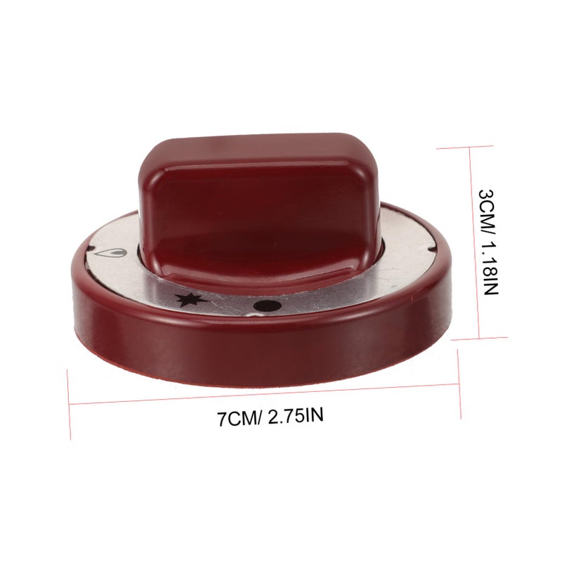 Red High Temperature Resistant Ergonomic Gas Stove Knob Replacement for Home Commercial Kitchen Cooker Control - Image 3