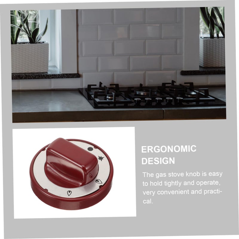 Red High Temperature Resistant Ergonomic Gas Stove Knob Replacement for Home Commercial Kitchen Cooker Control - Image 5