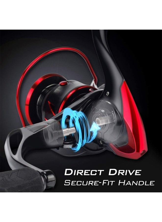 New carbon fiber spinning reel with maximum resistance, new tailless spinning reel suitable for seawater or freshwater, extra-large spool. - Image 5