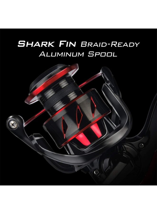 New carbon fiber spinning reel with maximum resistance, new tailless spinning reel suitable for seawater or freshwater, extra-large spool. - Image 4