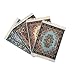 Inusitus Set of 4 Dollhouse Area Rugs Miniature Carpet Accessories for Doll Houses 10 x 7 Inch Rectangular Floor Dcor Oriental Style - Image 2