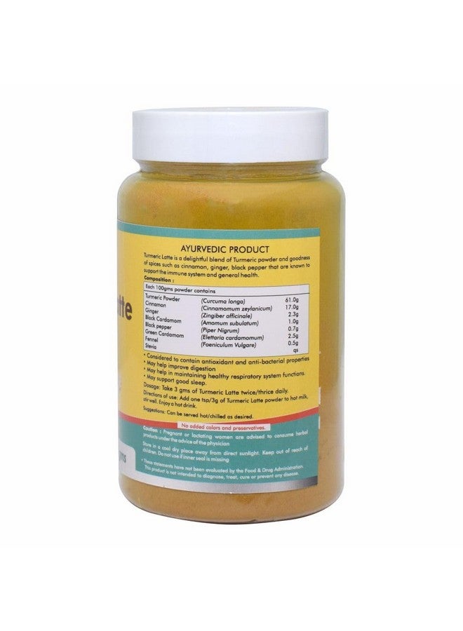 Way2Herbal Turmeric Latte/Haldi Milk Powder | Golden Turmeric Latte Mix - 100 gms - Pack of 5 - Image 5