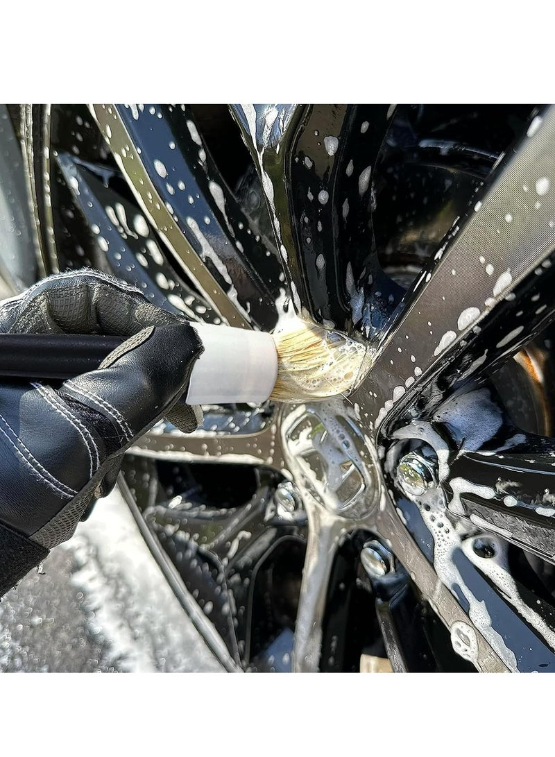 Loquat 3PCS Car Auto Detailing Brush Set，Car Cleaner Brush Set for Interior Exterior, Wheels, Tires，Seats - Image 4