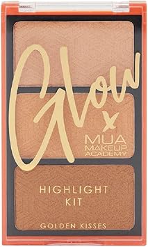 Makeup Academy MUA Glow X MUA Highlight Kit Golden Kisses - Image 1
