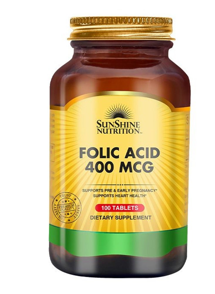 Folic Acid 400Mcg Tablet 100S