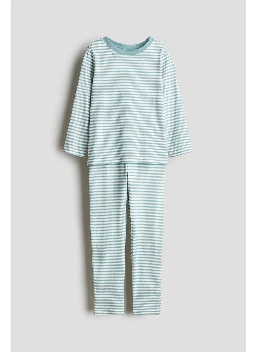 H&M Patterned Jersey Pyjamas