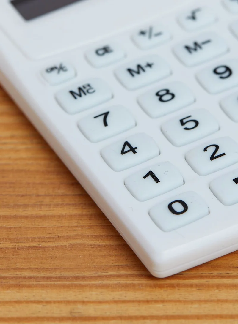 Hema White Pocket Calculator