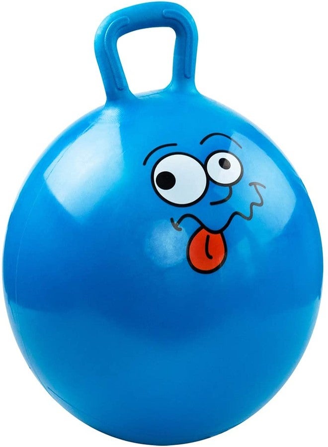 Glaceon Hopper Ball Face Expression Jumping Balance Ball Hoppity Hop Bouncy Ball with Handles Children Ages 3-12 Space Hopper, Hop Ball Bouncing Toy Kids Ball Toy Toddler Baby Gift,(1 Ball) - Image 1