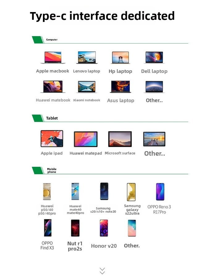 YINPAGE 8K USB-C to DisplayPort Cable (2m), supporting 8K 60Hz unidirectional transmission, Type-C to DP interface (compatible with 4K 60Hz/144Hz/120Hz), 32.4Gbps transfer rate. Suitable for iPhone 17/16 series, MacBook Pro/Air, Galaxy S23/23+, iPad Pro/Air/Mini, Dell XPS. - Image 2