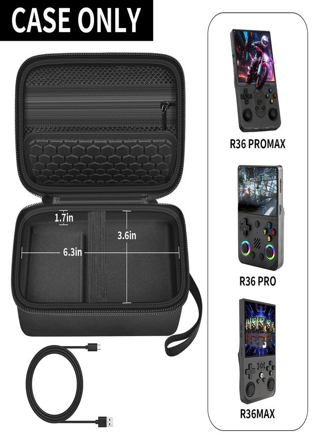 PAIYULE Travel Case Compatible with RG36Max/ RG36PRO Retro Handheld Game Console, Handheld Emulator Storage Holder Organizer, Android Game Console Carrying Bag (Box Only) - Image 2