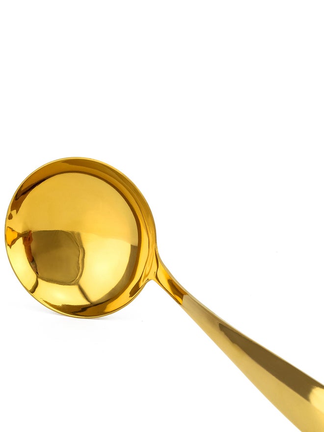 Cuisine Art مغرفة بيرجر الذهبية 30 سم - Image 2