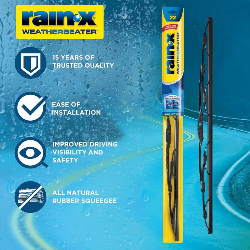 Rain-X Wipers Conventional Wiper Blades 17IN - Image 3