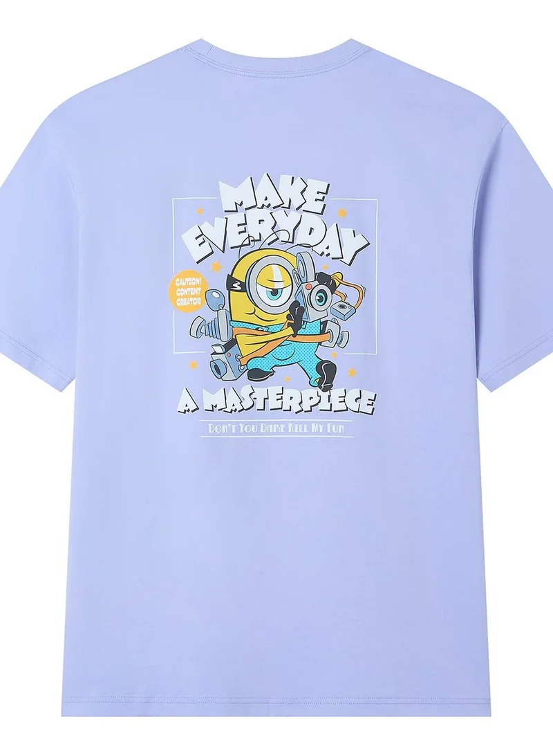 Giordano Men's Minions Graphic Print Tee