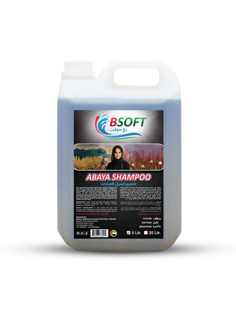 BSOFT Abaya Shampoo With Oud Fragrance 5 Liters - Image 1
