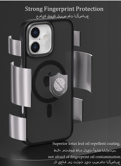 SNBFA Magnetic Case for iPhone 16 Plus , Compatible with MagSafe Shockproof Protection Cover, Translucent Matte Phone Case with Strong Magnet, Slim Case for iPhone 16 Plus (2024)(Black)  - Image 5
