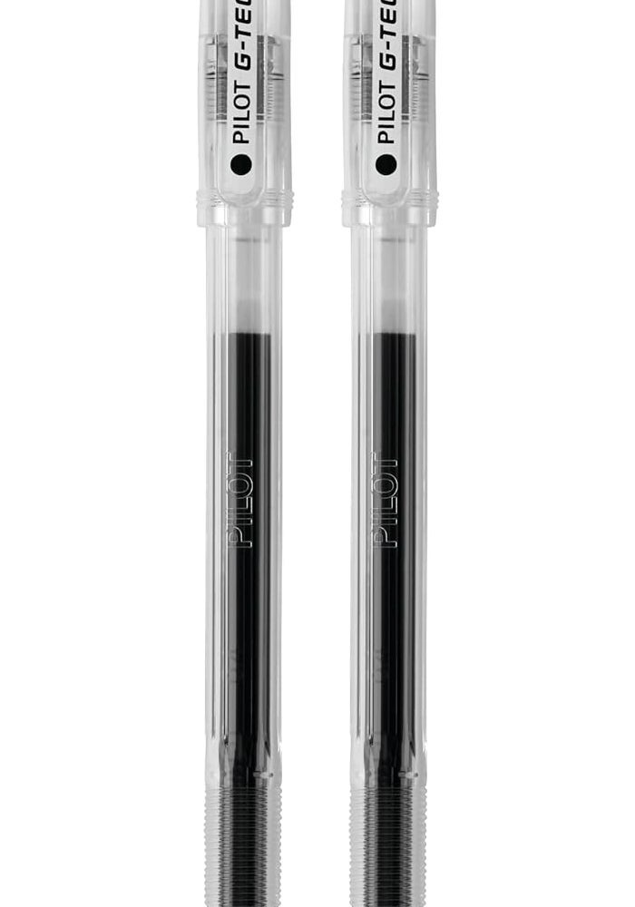 Pilot G-Tec-C Gel Ink Rolling Ball Pens, Ultra Fine Point (0.4mm), Black Ink, 2-Pack - Image 3