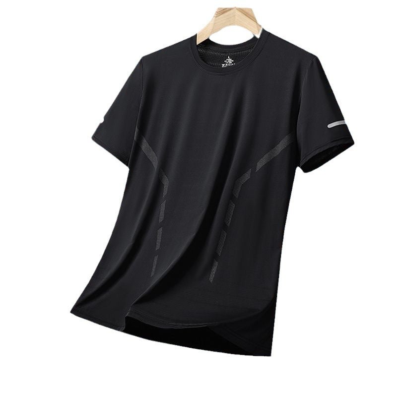 Men's Quick-Dry Ice Silk Short Sleeve T-Shirt - Image 5