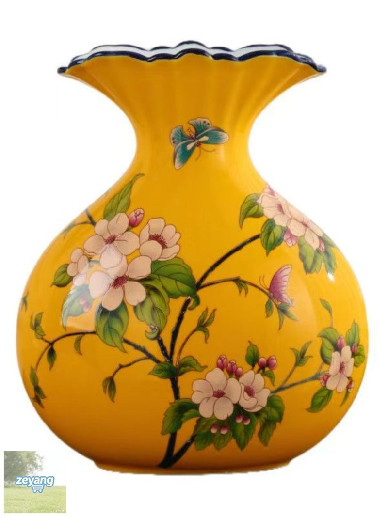 مزهرية سيراميك فاخرة 25 سم ديكور - Image 4