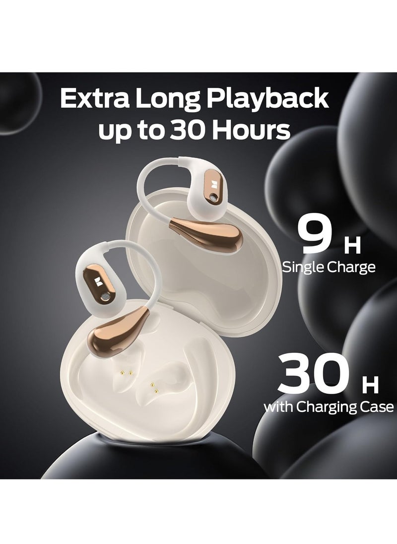 Monster - Open Ear AC210 Headphones, Bluetooth 5.4 Earphones Stereo Sound, Wireless Headphones 30 Hours Playback, Type-C Charging, HD Clear Calls, Touch Control, IPX5 Waterproof Open Ear Earbuds - Image 1