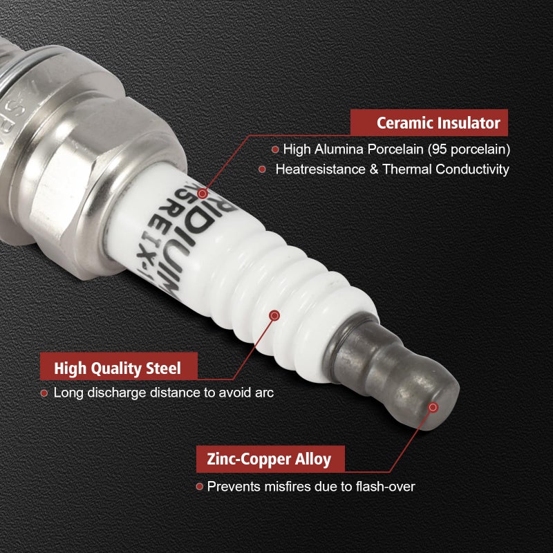 KacuYelin UF247 Ignition Coil Pack and Iridium Spark Plugs Set of 4 Compatible with Toyota Celica Corolla Matrix MR2 Spyder Chevrolet Prizm Pontiac Vibe 1999-2008 1.8L L4 Replaces#5C1074 & 4503 - Image 4