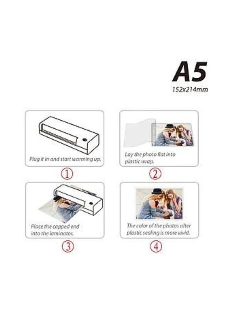 MOTARRO A5 Lamination Pouch Clear - Image 2