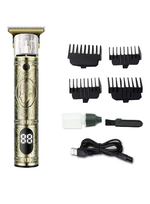 Hair Clipper, Beard Trimmer/Shaver for Men/Women, Professional Cordless Hair Trimmer T-trimmer Outliner Grooming Baldheaded Shaver with 1200mAh Battery and 120/180 Mins Working Time Gifts for Men/Women