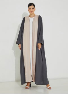 Rosette Abaya Color Block Abaya Design  - Image 4