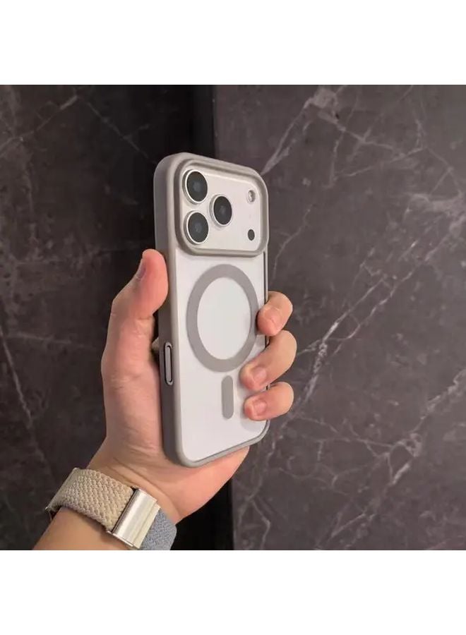 Slim Case For iPhone 17 Pro With Acrylic Suction And Wireless Charging Support Black - Image 1