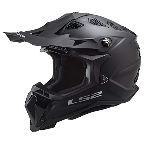 LS2 Helmets MX-Off Road Subverter Evo Helmet (Matte Black - Medium) - Image 1