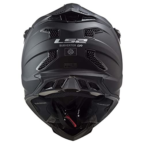 LS2 Helmets MX-Off Road Subverter Evo Helmet (Matte Black - Medium) - Image 3