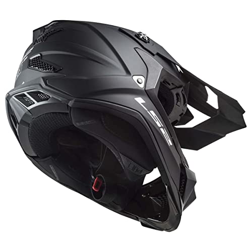 LS2 Helmets MX-Off Road Subverter Evo Helmet (Matte Black - Medium) - Image 5
