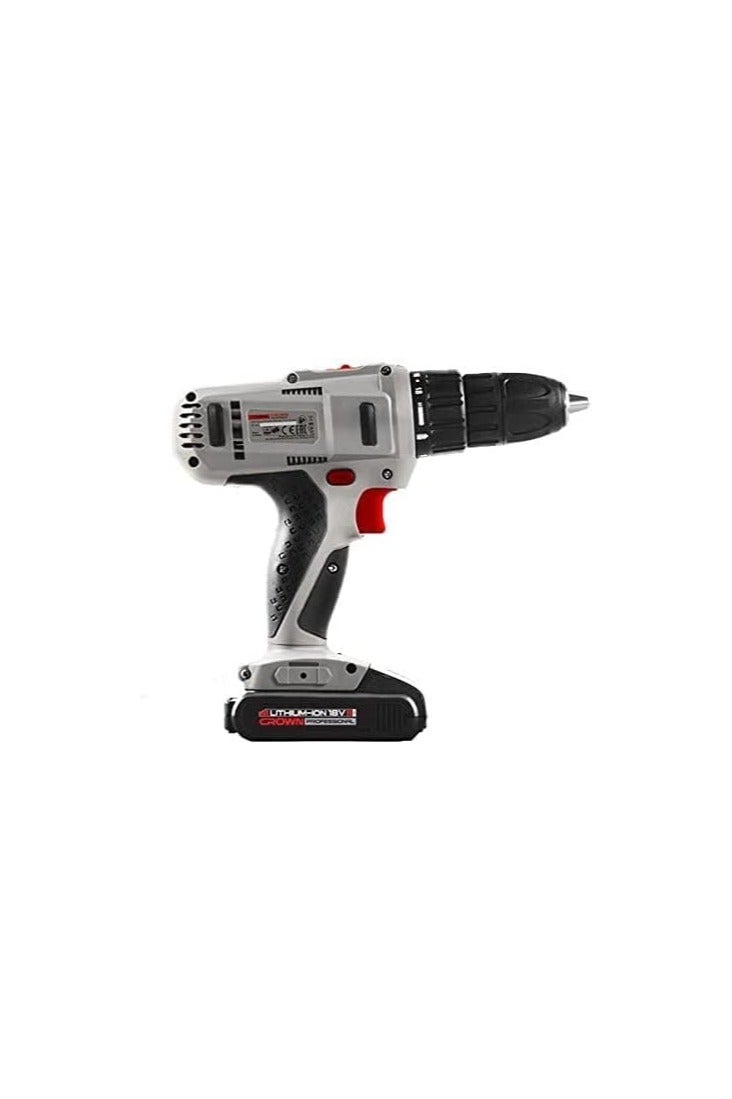 CROWN CT21056L-1.5 BMC Cordless drill 18V/1.5Ah/45Nm - Image 3