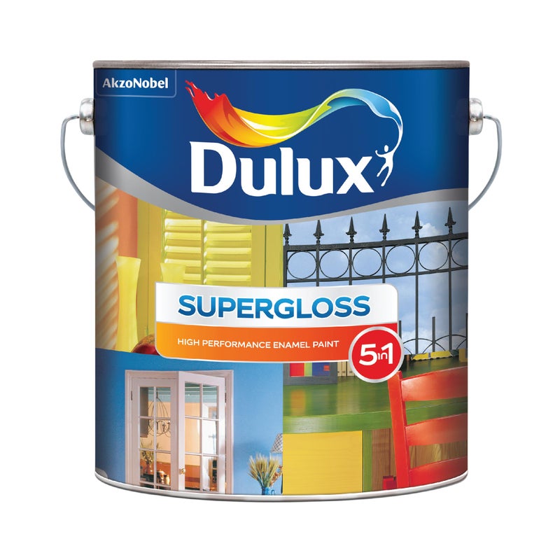 Dulux Supergloss 5 in 1 | Super-Premium Enamel Paint for Wood and Metal surfaces | Rich, Deep, and long lasting shine, Mirror like finish | Crack Resistant paint film, 4 Litres, Yellow - Image 5