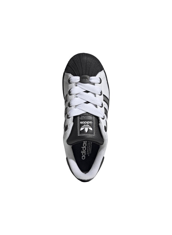 Adidas Adidas SUPERSTAR II J White CASUAL Trainers FOR JUNIOR BOYS AND GIRLS 6.5  - Image 2