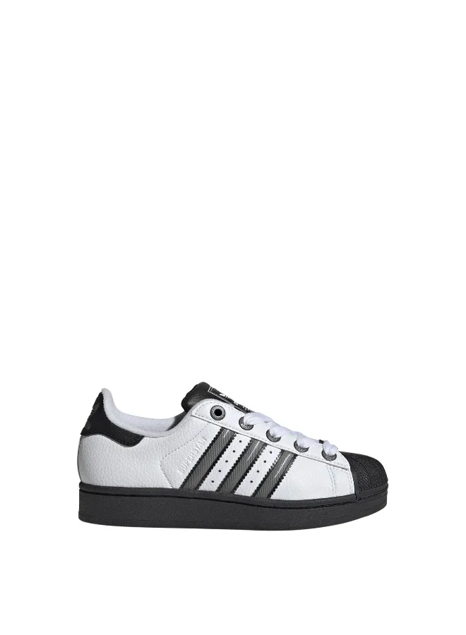 Adidas Adidas SUPERSTAR II J White CASUAL Trainers FOR JUNIOR BOYS AND GIRLS 6.5