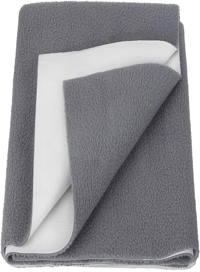 ATOOTFUSION Soft & Water Proof Baby Dry Sheet/Bed Protector,Reusable Bed Underpad, Waterproof Bed Pad & Pee Pad, Perfect for Kids, Adults, The Elderly (Grey, Medium Size, 100x70cm) - Image 2