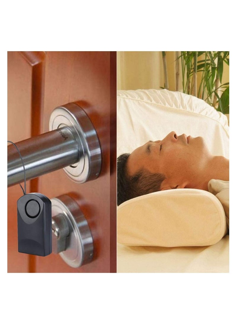SYOSI - Anti-Theft Alarm, Wireless Vibration Alarm, Portable Wireless Touch Sensor, Anti-Theft Security Alarm, Loud Door Knob Touch Alarm, for Door Handle 120dB Ultra Loud Alarm Ringing - Image 1