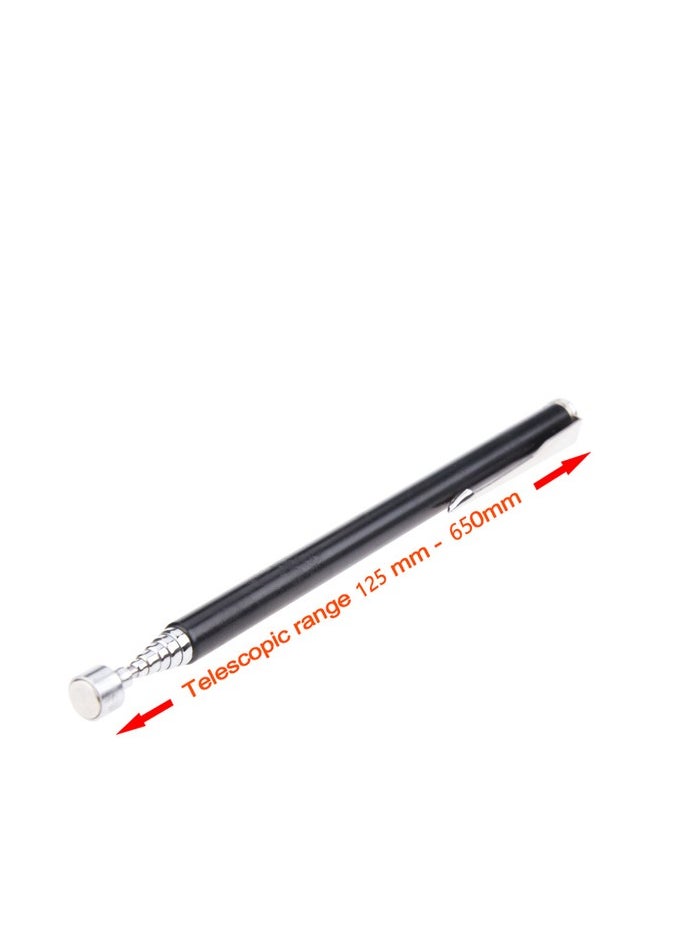 AROAQ Telescoping Magnetic Pickup Tools, Extendable Grabber Mechanic Tools, Mini Portable Telescopic Magnetic Magnet Pen For Picking Up Nut Bolt Extendable Pickup Rod Stick, ( Black )  - Image 1