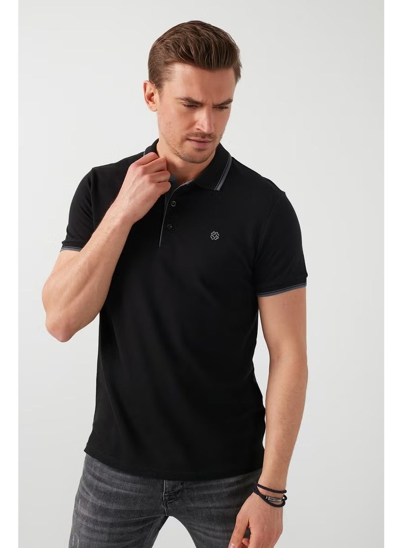 Buratti 100% Cotton Buttoned Polo T Shirt Men's POLO 5902118 - Image 2