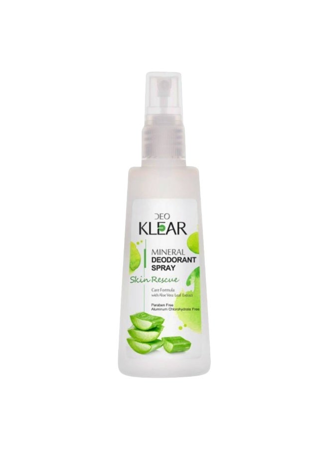 DEO KLEAR Skin Rescue Mineral Deodorant Spray 100ml