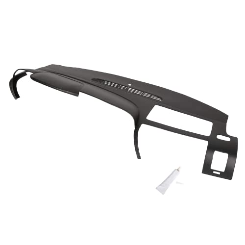 Kojem Dash Board Cover Compatible with 20072013 Chevy Silverado LS LT WT GMC Sierra SL SLE WT wDual Glovebox Dashboards Black - Image 1