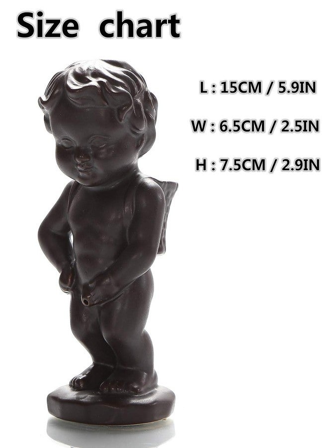 OWMMIZ Ceramic Handmade Creative Waterfall Backflow Incense Burner with 10 Cones, Novelty Home Garden Decor Statue - Image 4