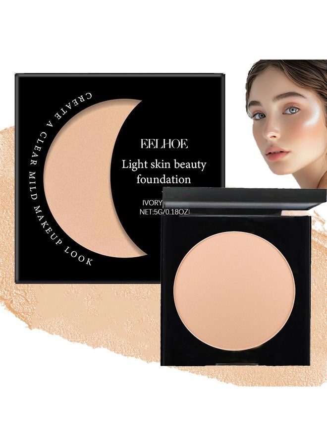 EELHOE Light Skin Beauty Foudation，Under Eye Brightener,Neutraln Under Eye Brightener,Eye Brightener,Under Eye Concealer, Color Corrector For Dark Circles, Waterproof Under Eye CC Concealer - # Ivory White - Image 1