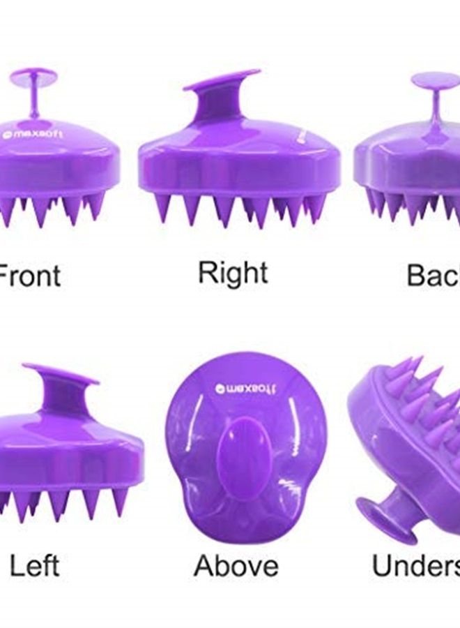 MAXSOFT Hair Scalp Massager Shampoo Brush, Scalp Care Brush (Purple) - Image 5